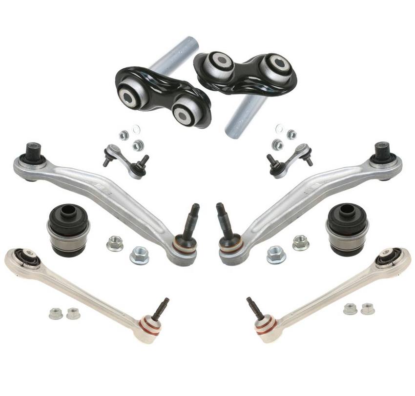 BMW Suspension Control Arm Kit - Rear (10 Pieces) 33551095532 - Lemfoerder 3084271KIT